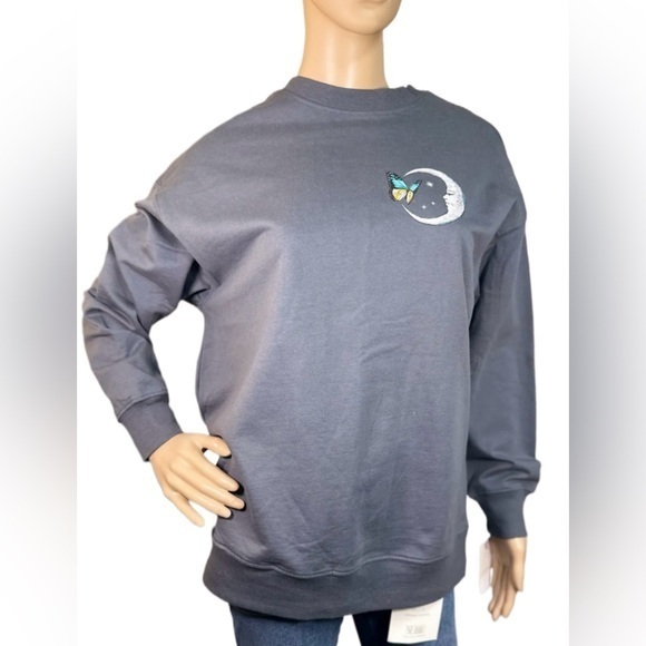 Rebellious One Sweaters - REBELLIOUS ONE Celestial Graphic Sweatshirt